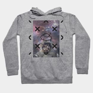 Space - astronaut - UFO collage Hoodie